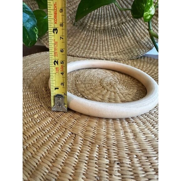 6” wide wooden circular craft dowel - Picture 3 of 8